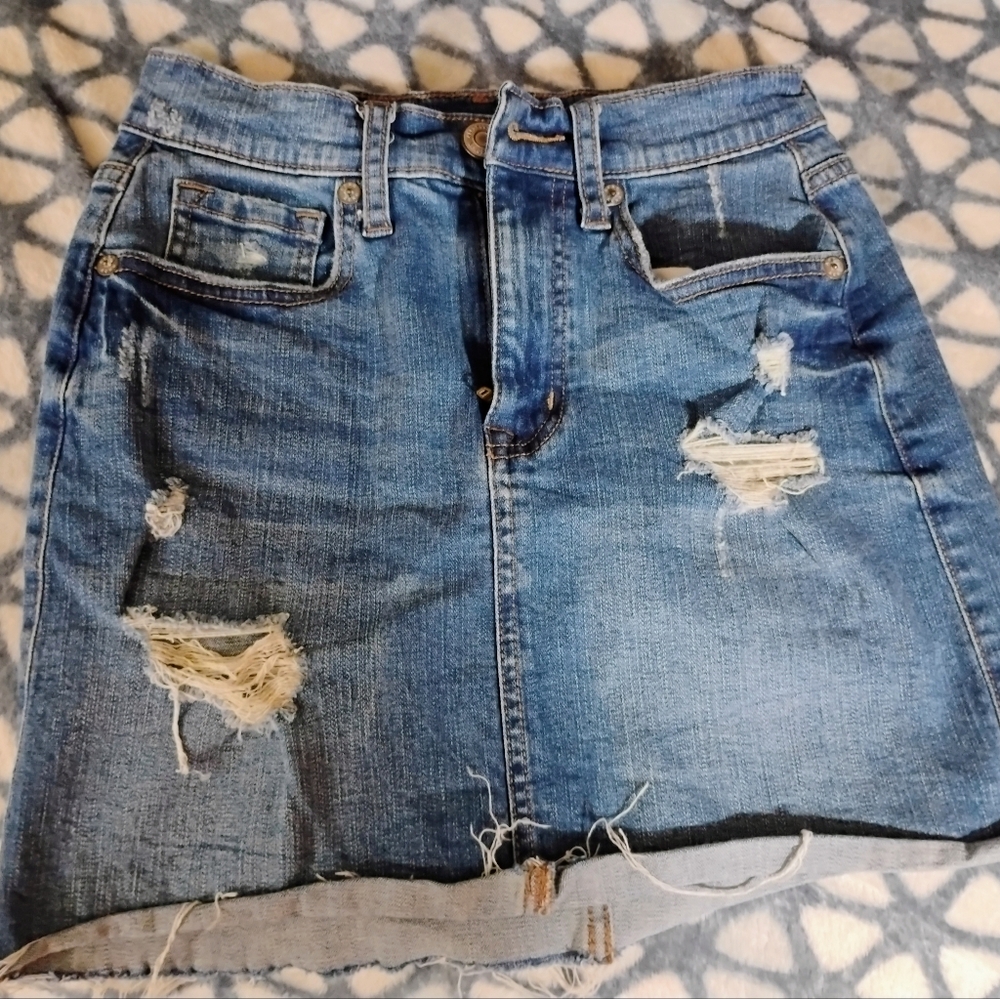 Aeropostale Denim Mini Skirt. 00